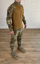 Форма військова убакс зі штанами tactical ріп-стоп CoolMax Піксель Койот (560) , XL - зображення 6