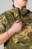 Армійська форма убакс з коротким рукавом та штани ріп-стоп CoolMax tactical Піксель (586) , XL - зображення 4