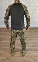 Форма армейская убакс со штанами tactical CoolMax рип-стоп Пиксель Олива (559) , 3XL - изображение 3