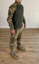 Форма армейская убакс со штанами tactical CoolMax рип-стоп Пиксель Олива (559) , 3XL - изображение 8