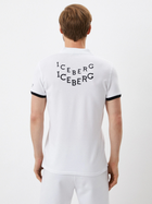 Koszulka polo męska Iceberg Polo ICE1MPL01 M Biała (8051884147468) - obraz 2