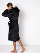 Халат чоловічий махровий Aruelle William bathrobe black XXL Чорний (5904541436203) - зображення 3