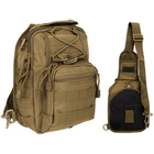 Рюкзак однолямочний MFH Shoulder Bag Coyote Tan - изображение 1