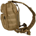 Рюкзак однолямковий MIL-TEC One Strap Assault Pack 10L Coyote - зображення 6