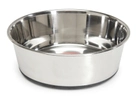 Металева миска для собак Camon Durapet з антиковзаючим гумовим кільцем 1730 мл (8019808052960) - зображення 1