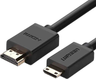 Кабель Ugreen HD108 mini-HDMI to HDMI v2.0 UltraHD 4K-3D 1.5 м Black (11167) (90403473)