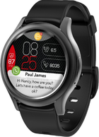 Smartwatch MyKronoz ZeRound3 Czarny (7640158014646) - obraz 3