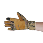 Тактичні зимові рукавиці Softshell мультикам L - зображення 4