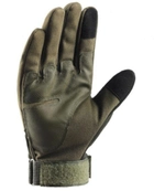 Сенсорні тактичні рукавички олива M - зображення 4