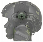Кріплення на шолом адаптер для тактичних навушників Peltor, Eamor, Walker, 3M FAST олива - зображення 6