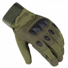 Тактические перчатки с закрытыми пальцами Oakley / Мотоперчатки Олива, L - изображение 5