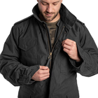 Куртка Helikon-Tex M65 - NyCo Sateen, Black XL/Regular (KU-M65-NY-01) - изображение 6