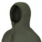 Куртка Helikon-Tex URBAN HYBRID SOFTSHELL - StormStretch, Taiga green XS/Regular (KU-UHS-NL-09) - изображение 5