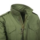 Куртка Helikon-Tex M65 - NyCo Sateen, Olive green S/Regular (KU-M65-NY-02) - изображение 6