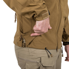 Куртка Helikon-Tex Cougar Qsa + Hid - Soft Shell Windblocker, Coyote XS/Regular (KU-CGR-SM-11) - изображение 8