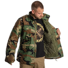 Куртка Helikon-Tex M65 - NyCo Sateen, US Woodland 2XL/Long (KU-M65-NY-03) - изображение 8