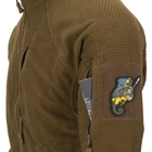Куртка Helikon-Tex ALPHA Tactical - Grid Fleece, Coyote S/Regular (BL-ALT-FG-11) - зображення 5