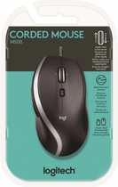 Mysz przewodowa Logitech M500 Corded Mouse USB Czarny (910-001202) - obraz 5