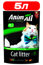 Наповнювач для котячого туалету силикагелевий AnimAll Green 5.0 Л