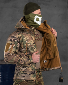 Весенняя тактическая куртка soft shell silver knight windstoper мультикам ор XXL - изображение 7