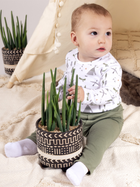 Body niemowlęce Nicol 206097 74 cm Biały/Szary/Zielony (5905601018148) - obraz 2
