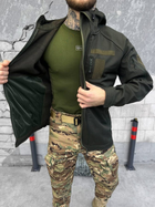 Тактична куртка softshell софтшел олива фліс M - зображення 3