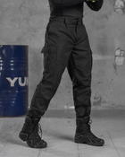 Тактичні штани ріп стоп capture black M - зображення 3
