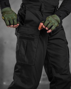 Тактичні штани ріп стоп capture black M - зображення 5