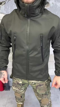Тактична куртка софтшел kord second generation oliva L - зображення 8