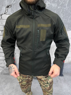Тактична куртка softshell софтшел олива фліс XL - зображення 1