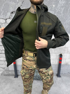 Тактична куртка softshell софтшел олива фліс XL - зображення 3