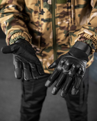 Тактические перчатки ultra protect армейские black M - изображение 3