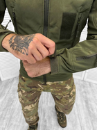 Осіння тактична куртка софтшел squat oliva XL - зображення 4