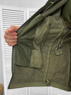 Осіння тактична куртка софтшел squat oliva XL - зображення 6