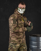 Весенняя тактическая куртка софтшел military plus хищник 0 XXXL - изображение 5
