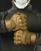 Тактические перчатки штурмовые военные полнопалые ол L - изображение 3