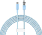 Kabel Baseus Explorer USB Type-C - Lightning 2 m Blue (CATS010303) - obraz 1