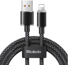 Kabel Mcdodo USB Type-A - Apple Lightning 3A 1.2 m Black (CA-3640) - obraz 1