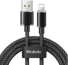 Kabel Mcdodo USB Type-A - Apple Lightning 3A 1.2 m Black (CA-3640) - obraz 1