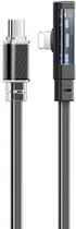 Kabel Mcdodo USB Type-C - Lightning 1.2 m z LED Black (CA-3440) - obraz 1