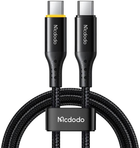 Kabel Mcdodo USB Type-C - USB Type-C 1.8 m Black (CA-3461) - obraz 1