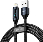 Kabel Toocki USB Type-A - Lightning 1 m Grey (TXCLZX0G-01) - obraz 1