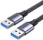 Kabel Ugreen USB Type-A - USB Type-A 1 m Black (6957303887903) - obraz 1