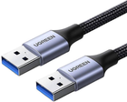 Kabel Ugreen USB Type-A - USB Type-A 0.5 m Black (6957303887897) - obraz 1