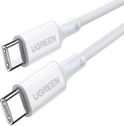 Kabel Ugreen USB Type-C - USB Type-C 1 m White (6941876212675) - obraz 1