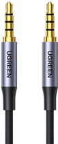 Kabel Ugreen mini-jack 3.5 mm - mini-jack 3.5 mm 1 m Black (6957303897889) - obraz 1