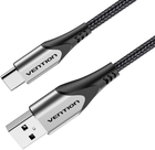 Кабель Vention USB Type-A - USB Type-C 2 м Grey (6922794747074) - зображення 1