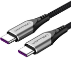 Kabel Vention USB Type-C - USB Type-C 1.5 m Grey (6922794751064) - obraz 1