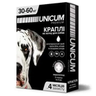 От блох и клещей Unicum COMPLEX - Капли от блох, клещей и гельминтов на холке для собак 30-60 кг (UN-090)