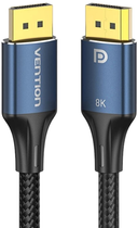 Кабель Vention DisplayPort - DisplayPort 3 м Blue (6922794765313) - зображення 2
